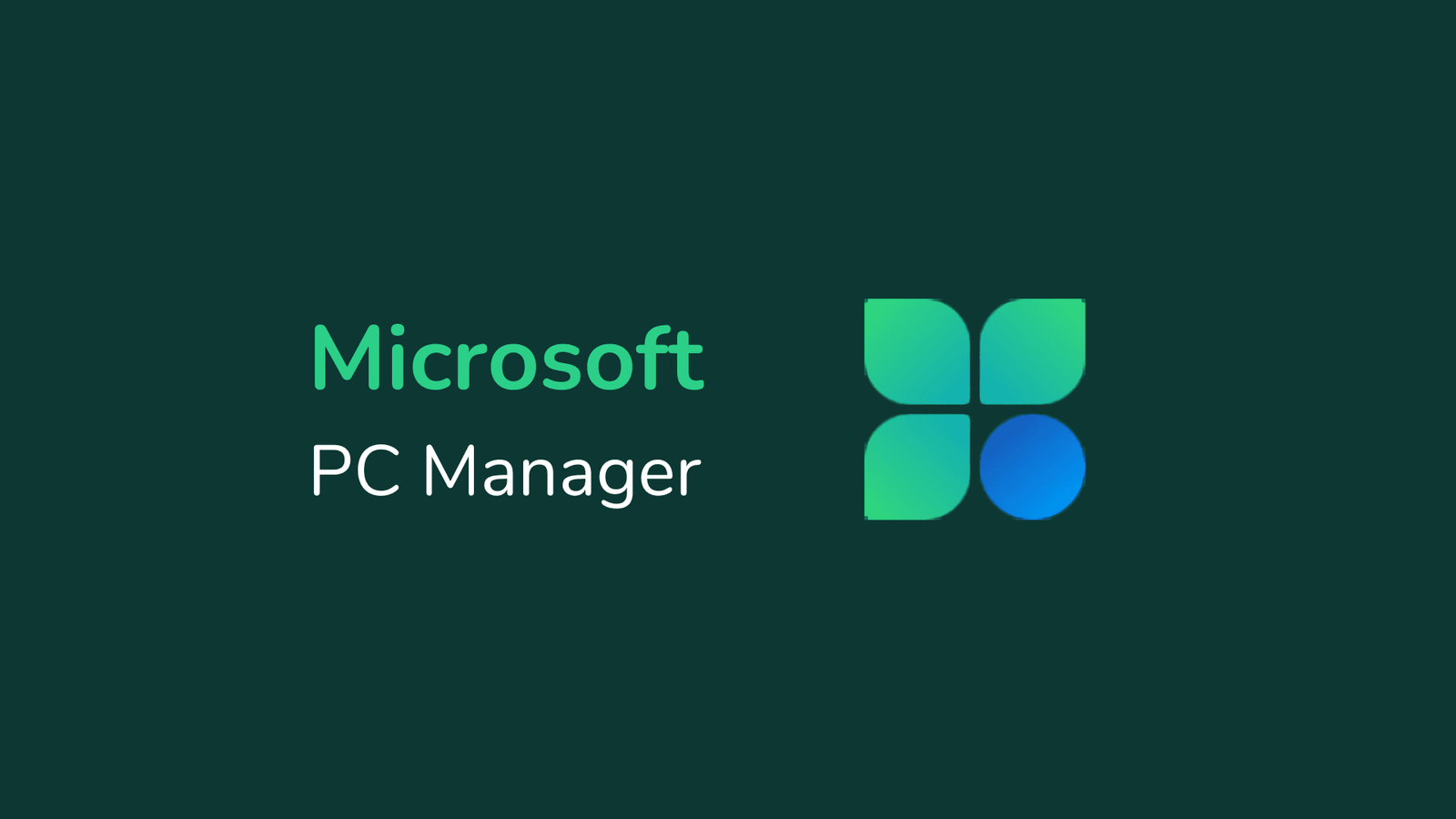 Microsoft PC Manager